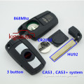 Car key 3 button 868Mhz CR2032 for BMW KR55WK49127 Smart key